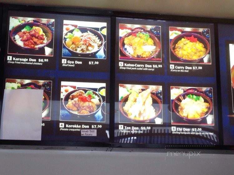 Donburi Cafe - Long Beach, CA menu_pic