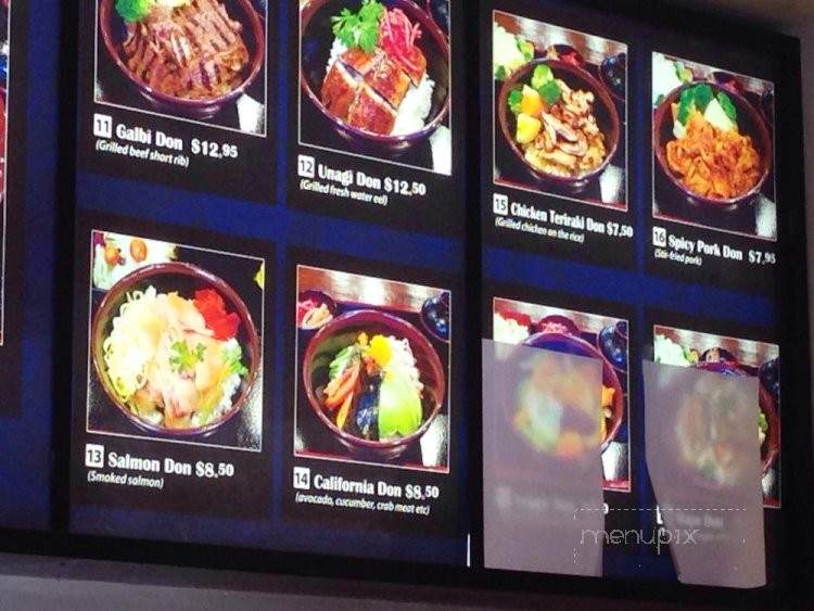Donburi Cafe - Long Beach, CA menu_pic