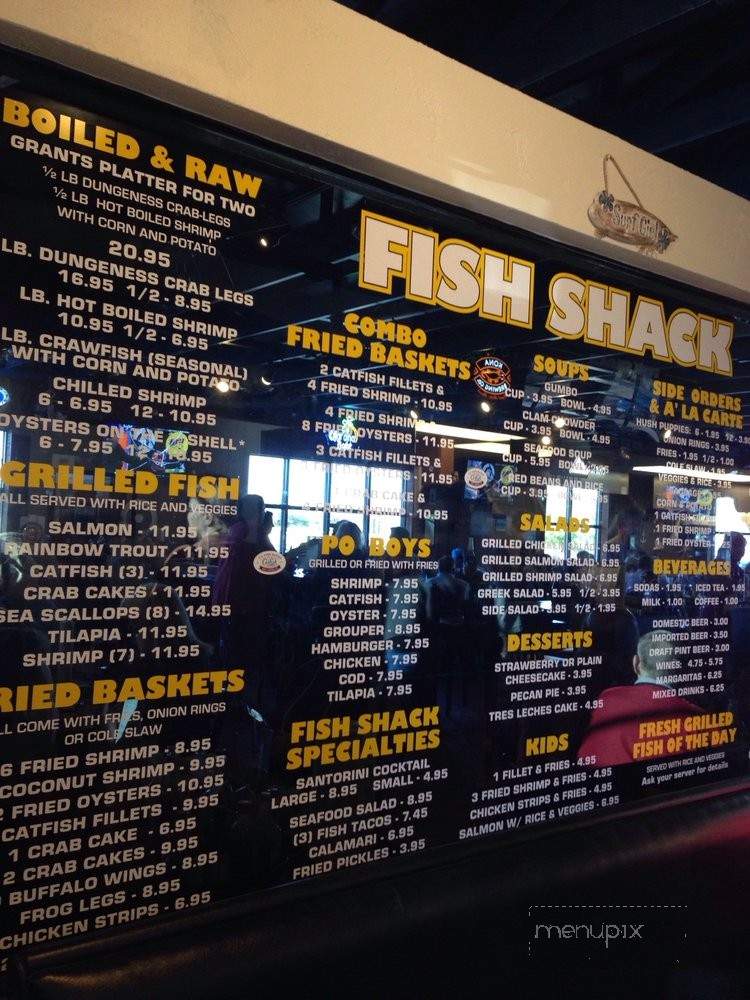 Fish Shack - Richardson, TX menu_pic