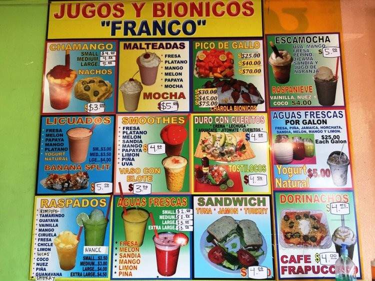 Juicy Bouquets & Bionicos - West Covina, CA menu_pic