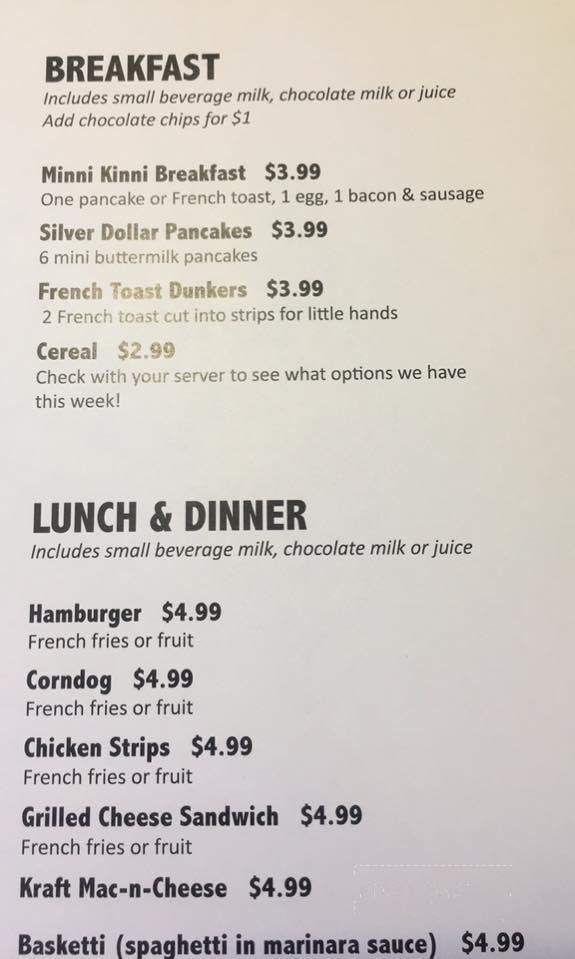 Kinni Cafe - River Falls, WI menu_pic