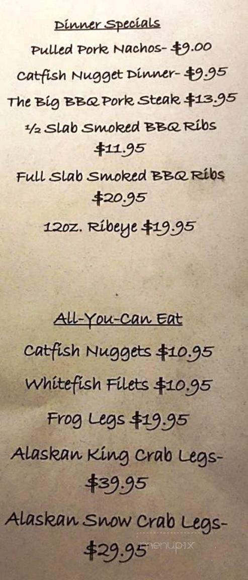 Kretzer's Grill & Bar - Hoyleton, IL menu_pic