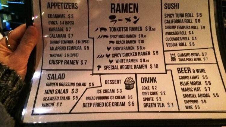 La Brea Ramen Bar - Los Angeles, CA menu_pic