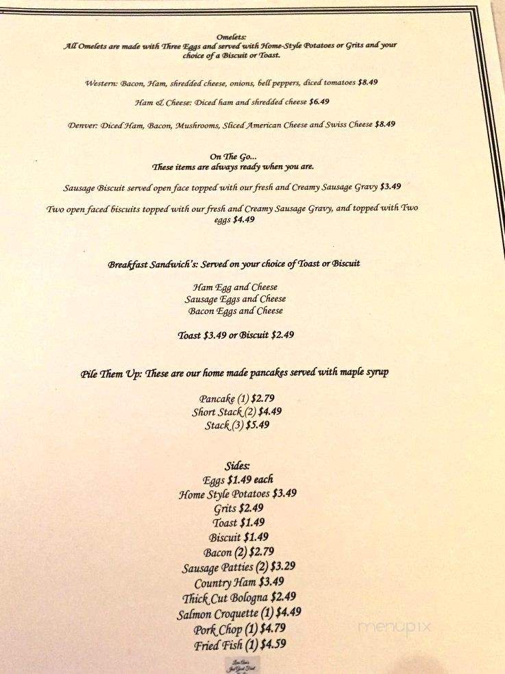 Lora Ann's Kitchen - Jonesboro, GA menu_pic
