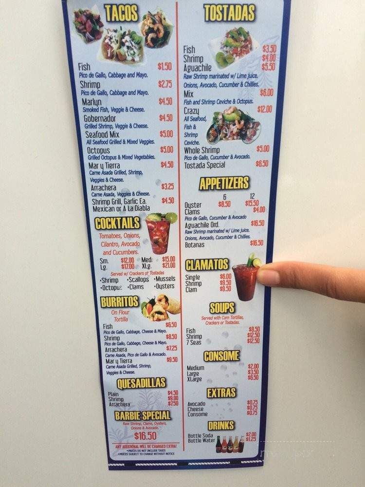 Mariscos German - San Marcos, CA menu_pic