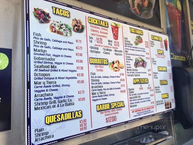 Mariscos German - San Marcos, CA menu_pic