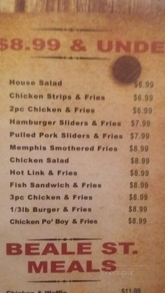 Memphis Southern Kitchen - Roseville, CA menu_pic