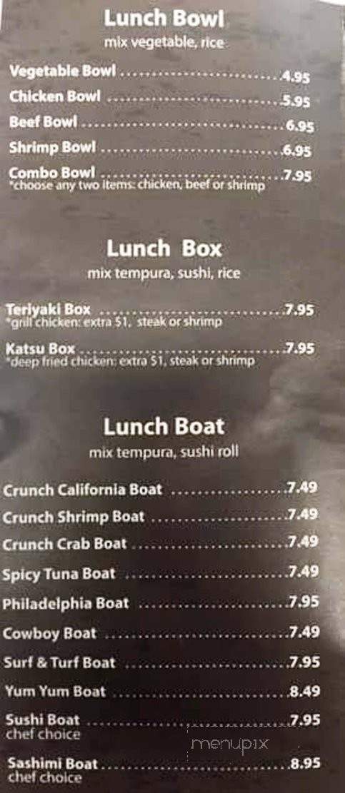 Minako - Ozark, AL menu_pic