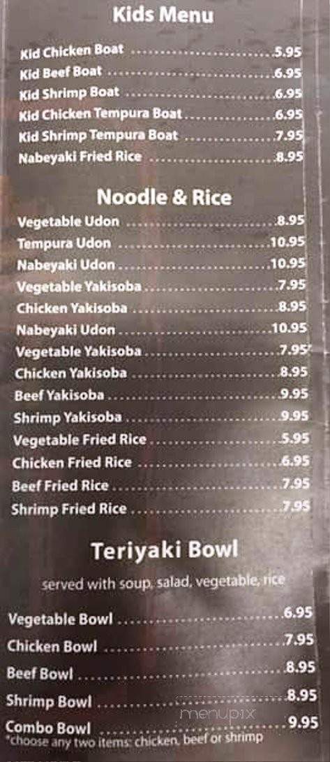 Minako - Ozark, AL menu_pic