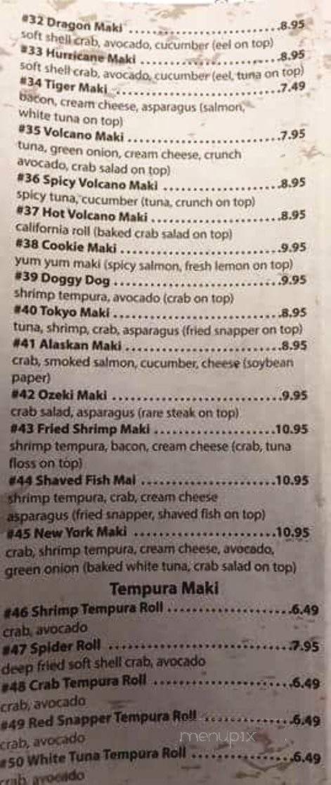 Minako - Ozark, AL menu_pic