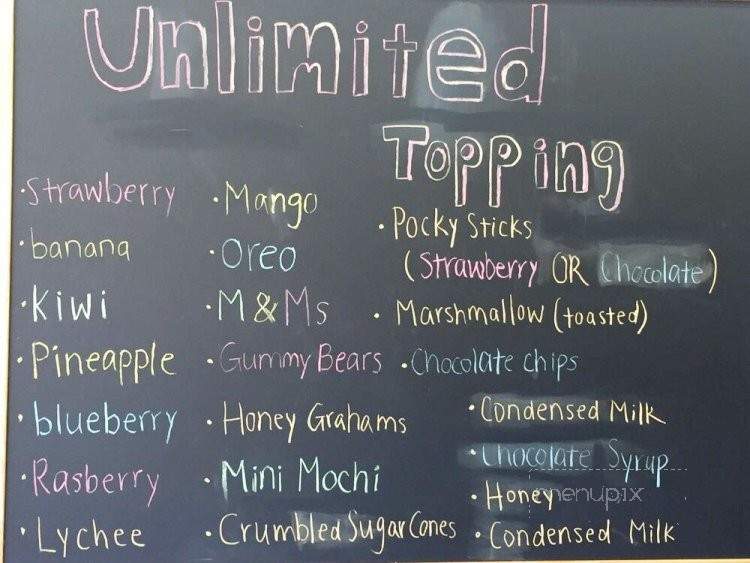 Minus Celsius Ice Cream - New York, NY menu_pic