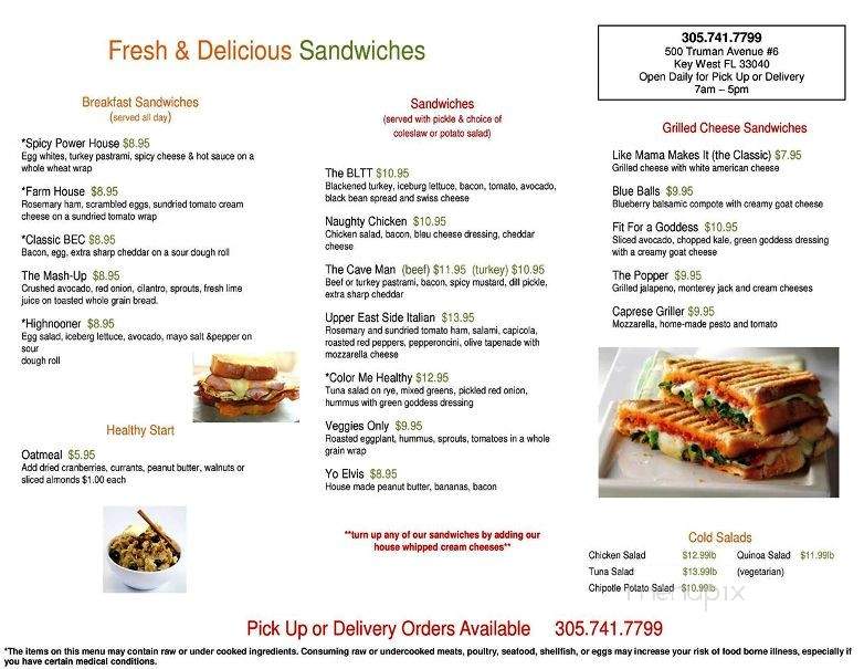 Munch Box - Key West, FL menu_pic