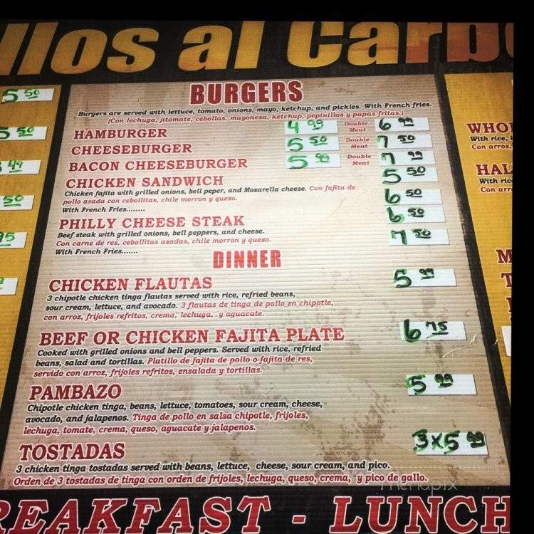 Nonos Tacos - Austin, TX menu_pic