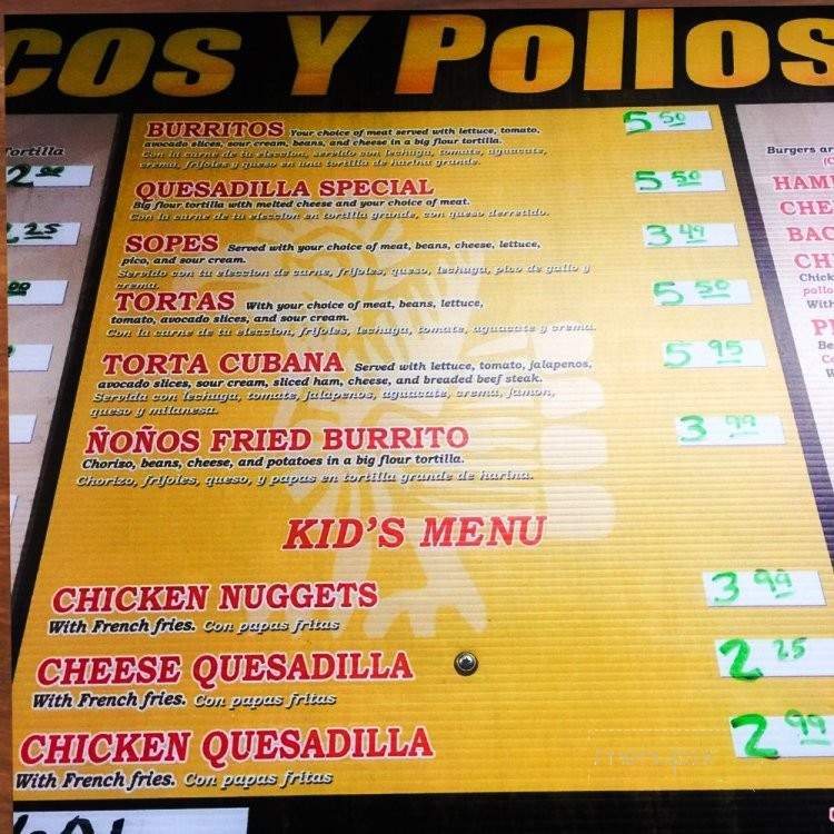 Nonos Tacos - Austin, TX menu_pic