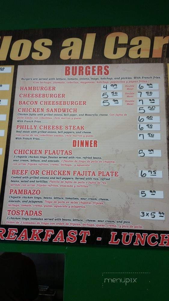 Nonos Tacos - Austin, TX menu_pic