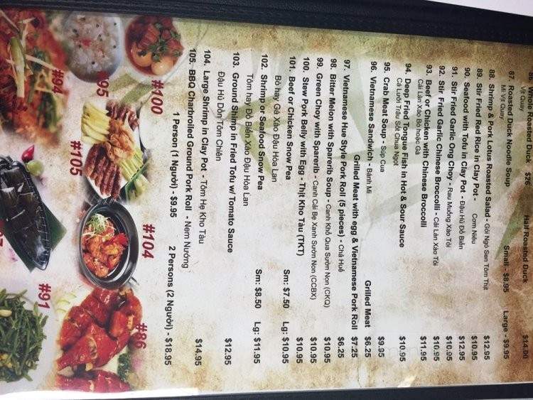 Pho Cali - Reno, NV menu_pic