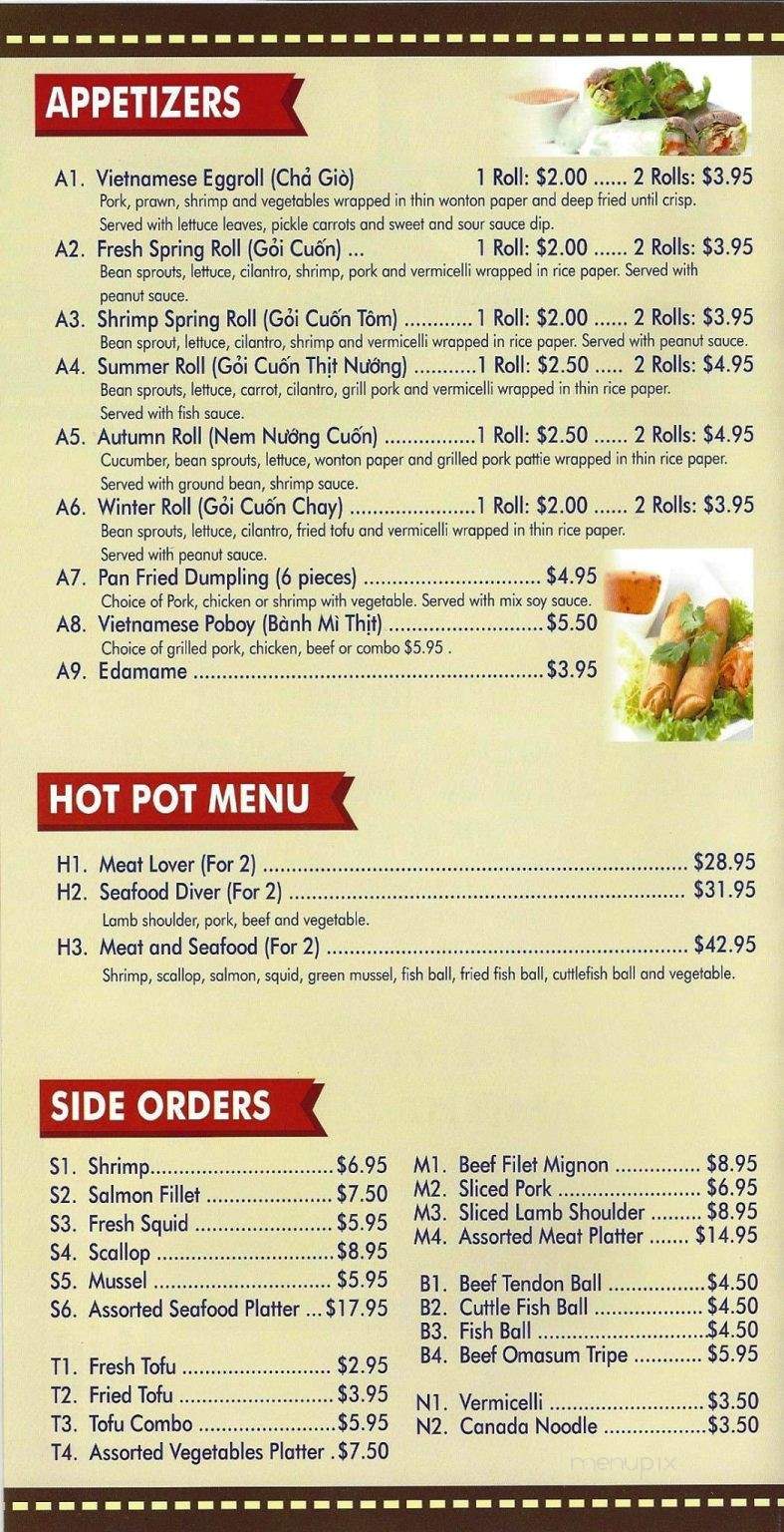 Pho'tastic Vietnamese Cuisine & Bar - Lafayette, LA menu_pic