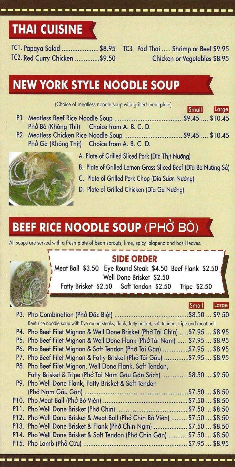 Pho'tastic Vietnamese Cuisine & Bar - Lafayette, LA menu_pic
