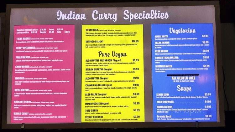 RJ's Gourmet Grill - Olympia, WA menu_pic