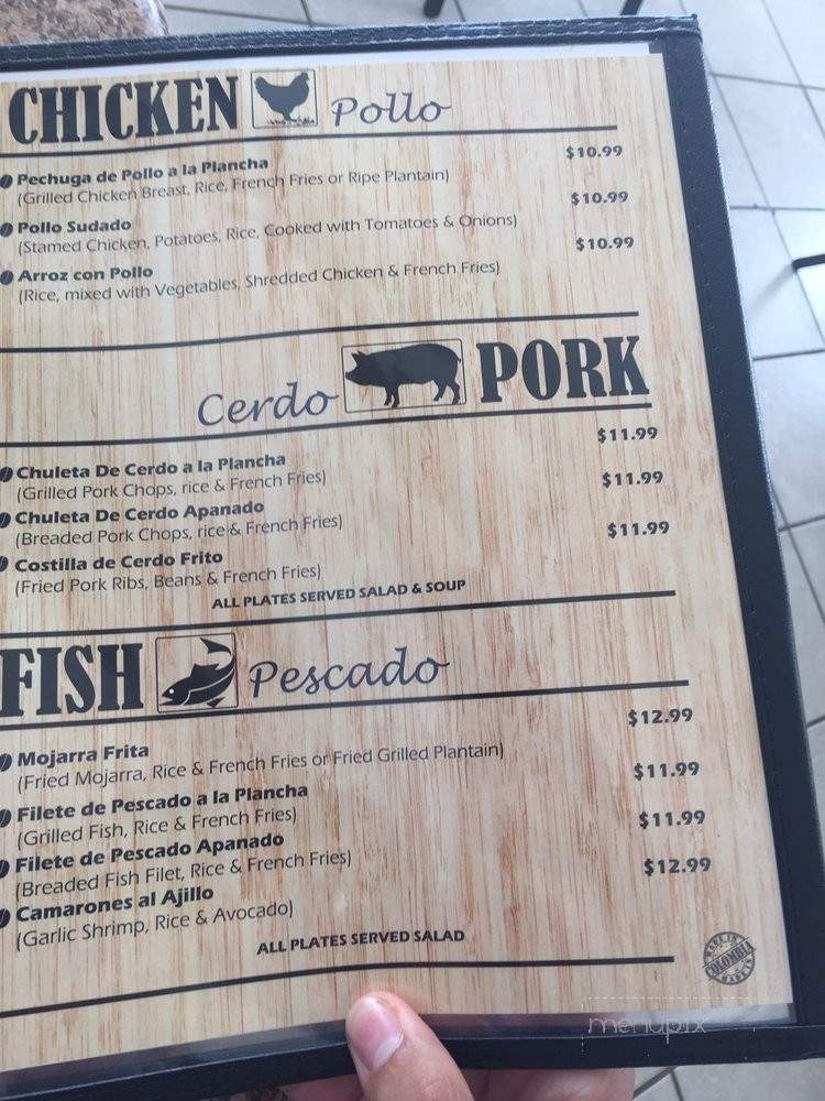 Sabores Colombianos - San Diego, CA menu_pic