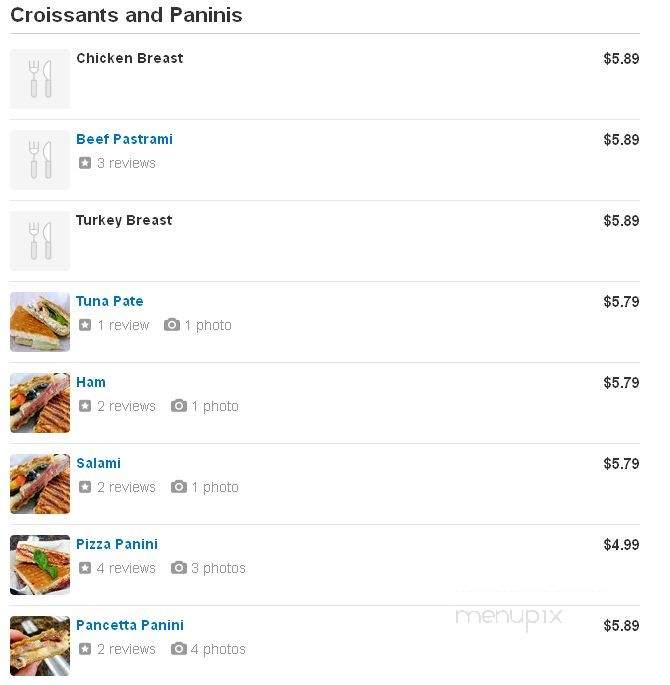 Sweet Desert Euro-Cafe - Tempe, AZ menu_pic