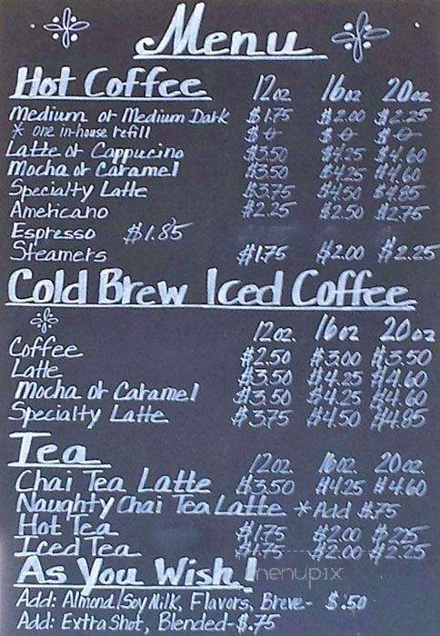Sweet Tees Coffee Shop - Olathe, KS menu_pic