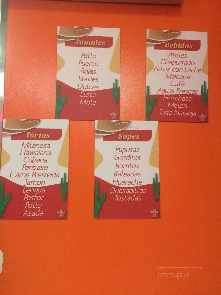 Tamaleria Laurita - Charlotte, NC menu_pic