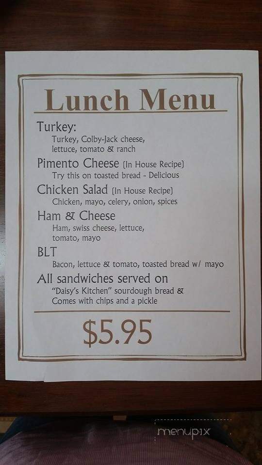 The Coffee Grinder - Dublin, VA menu_pic