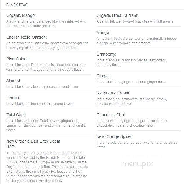 The Tea Place - Sewell, NJ menu_pic
