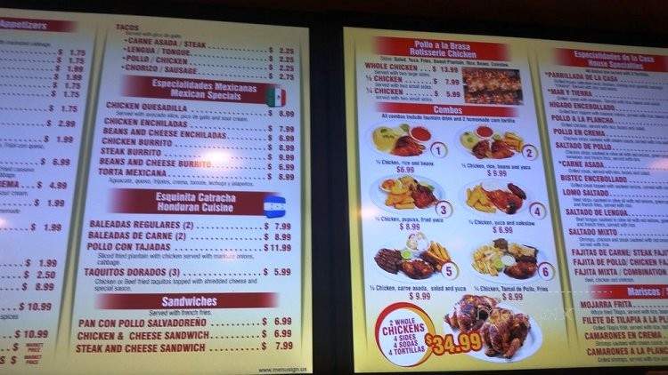 Tipicos Dona Juanita - Leesburg, VA menu_pic