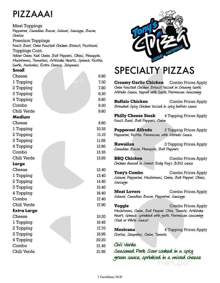 /26250652/Tonys-Pizza-Porterville-Menu-Porterville-CA - Porterville, CA