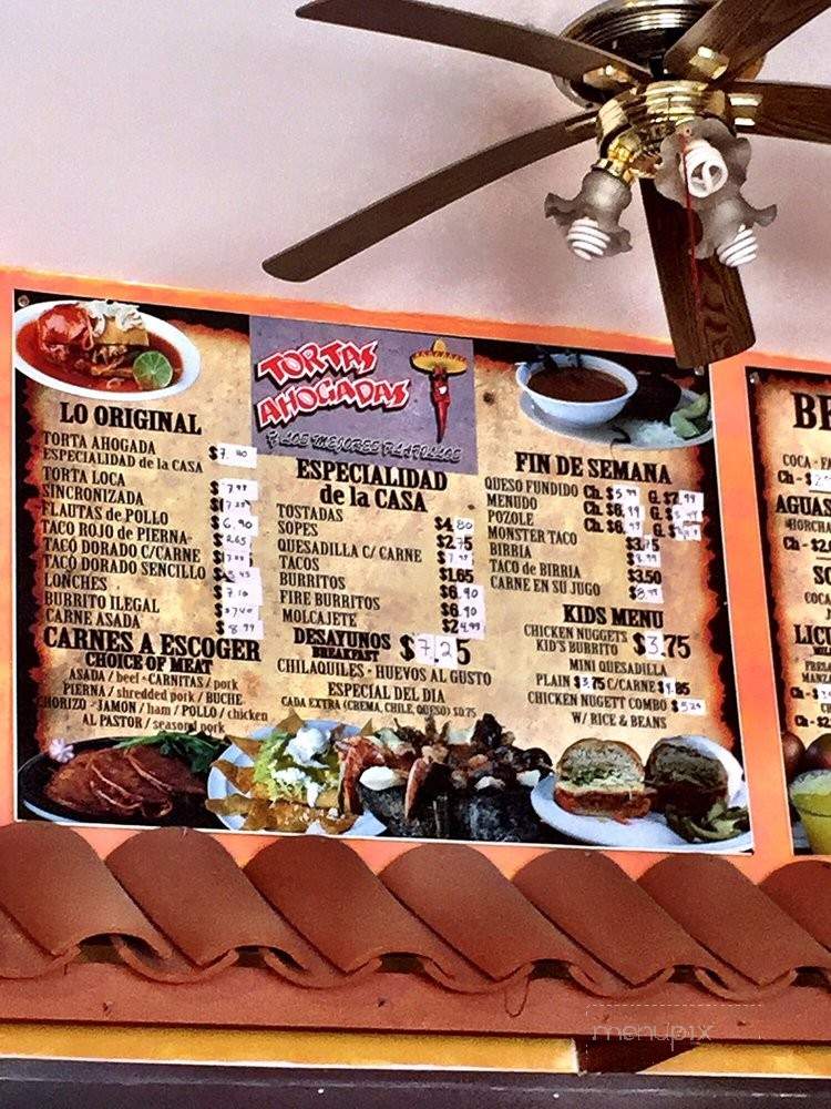Tortas Ahogadas Las Originales - Vernon, CA menu_pic