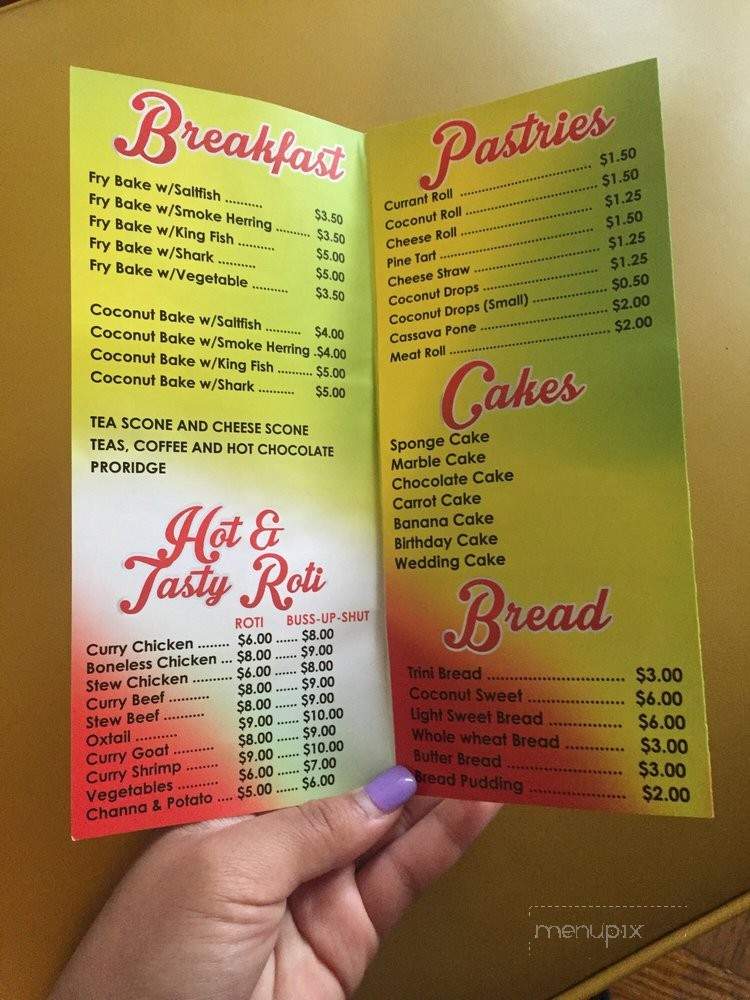 Tropical Twist Restaurant - Flatbush - Ditmas Park, NY menu_pic