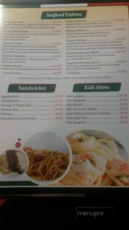 Venecia Italian Restaurant - Ardmore, OK menu_pic