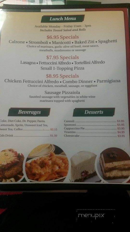 Venecia Italian Restaurant - Ardmore, OK menu_pic