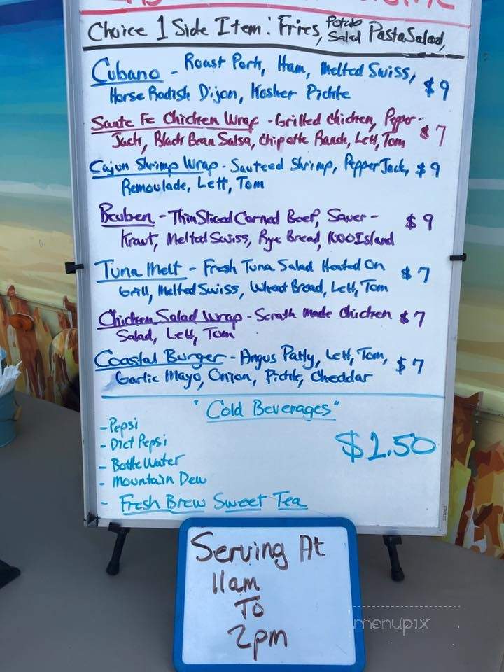 Online Menu of 2 Bros Coastal Cuisine, Leland, NC