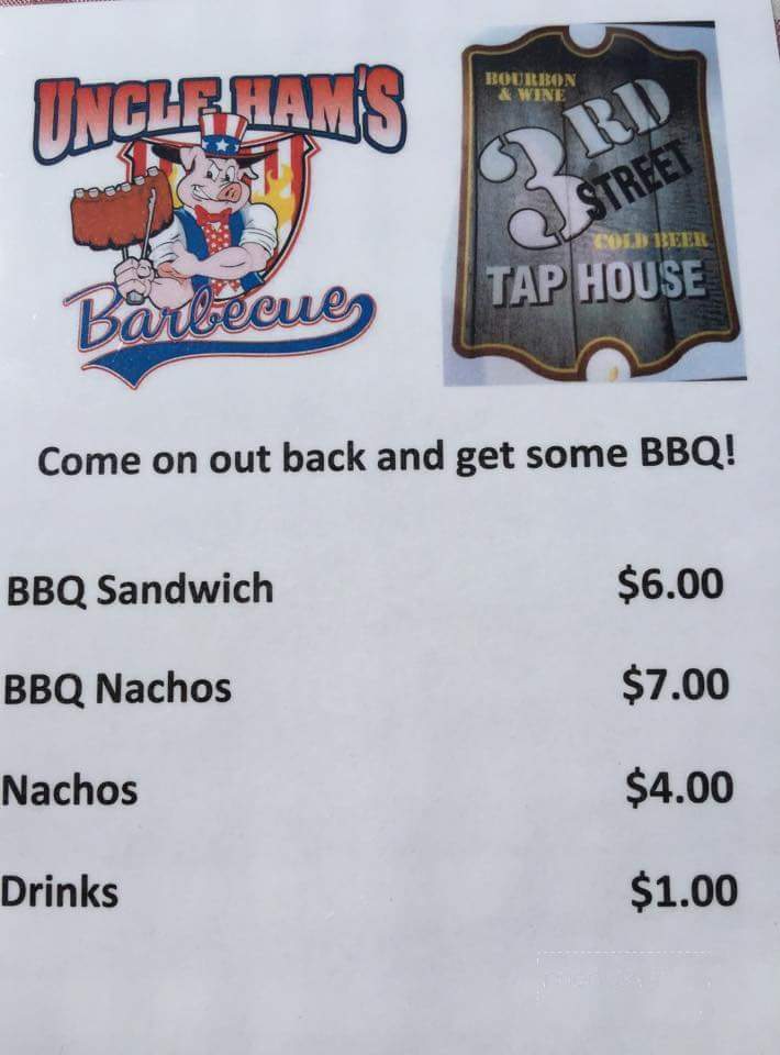 3rd Street Tap House - Bardstown, KY menu_pic