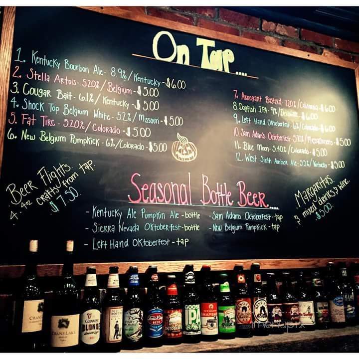 3rd Street Tap House - Bardstown, KY menu_pic