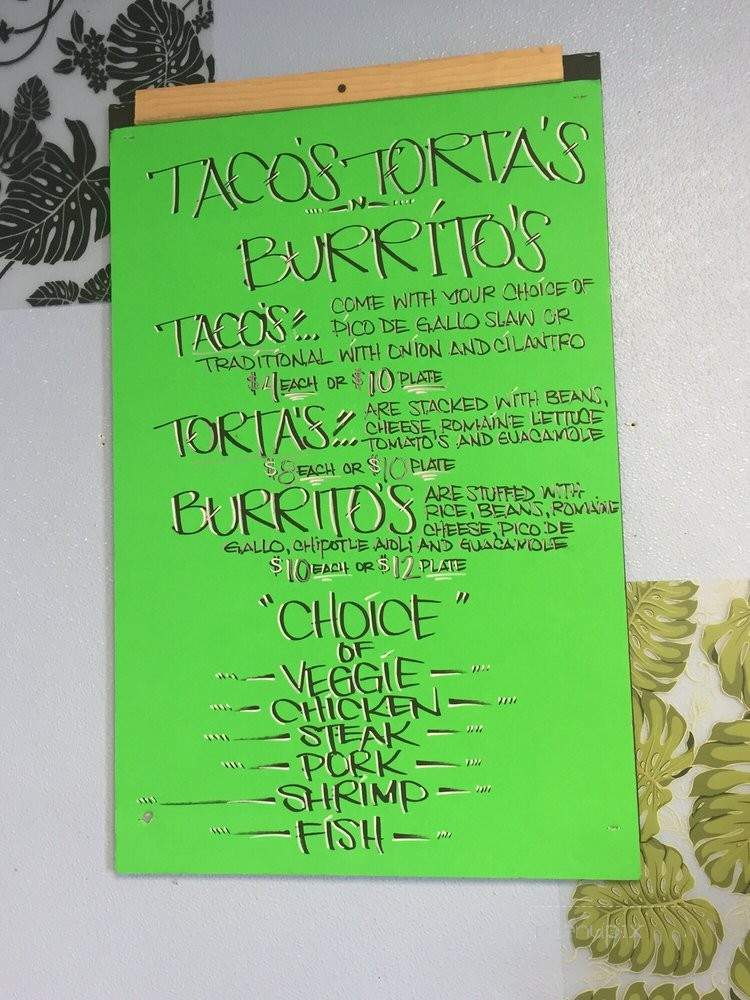 Acevedo Hawaicano Cafe - Kahului, HI menu_pic