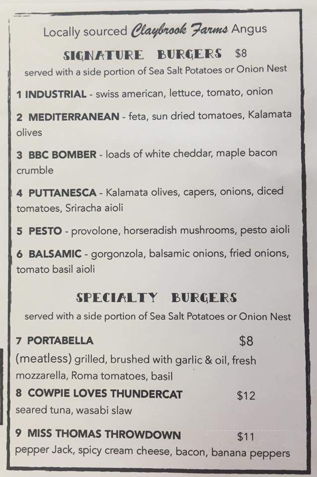 Bankhead Bicycle Club - New Albany, MS menu_pic