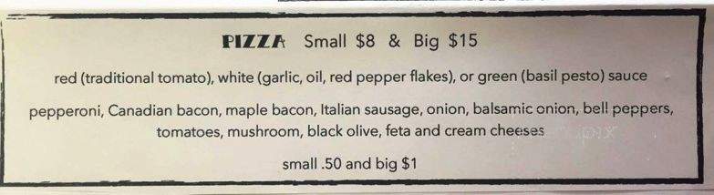 Bankhead Bicycle Club - New Albany, MS menu_pic