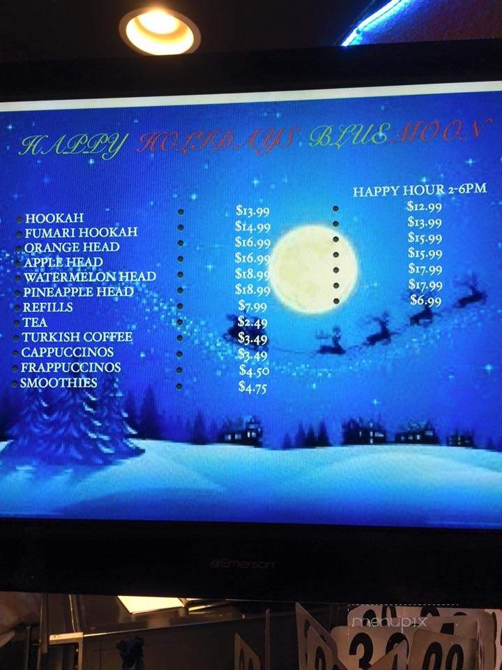 Bluemoon Hookah Lounge - San Diego, CA menu_pic