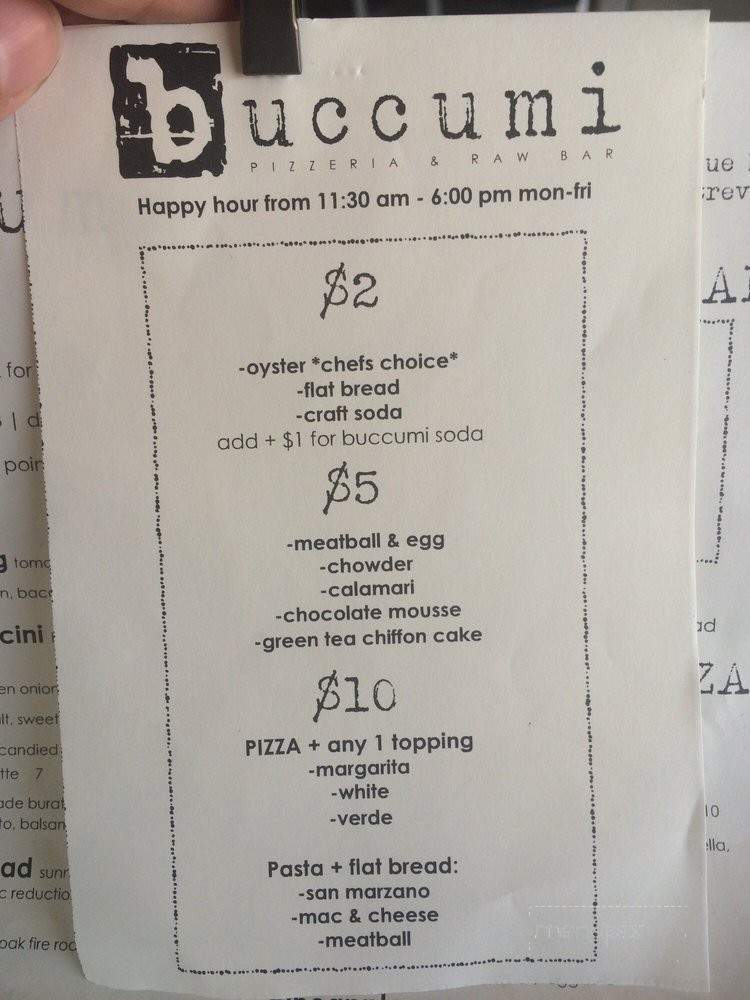 Buccumi - Rowland Heights, CA menu_pic