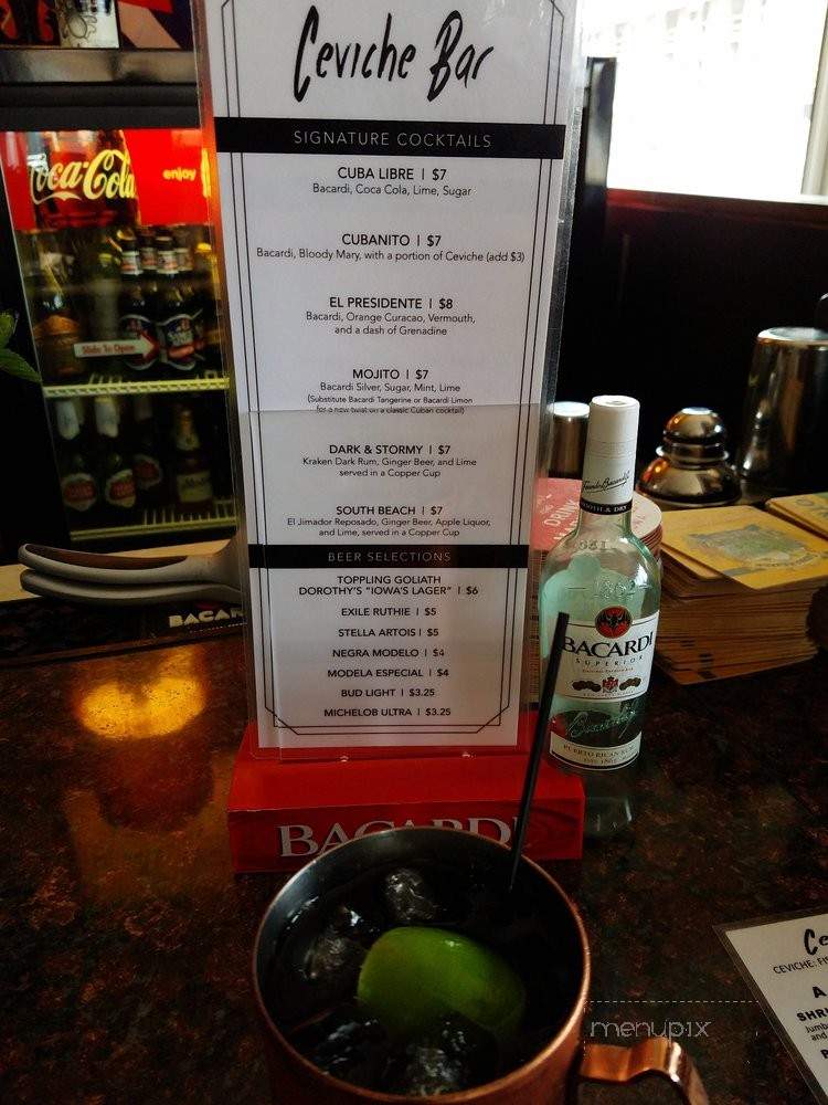 Ceviche Bar - Des Moines, IA menu_pic