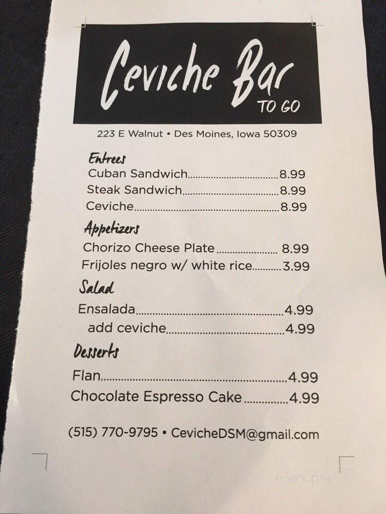 /26316117/Ceviche-Bar-Des-Moines-IA - Des Moines, IA