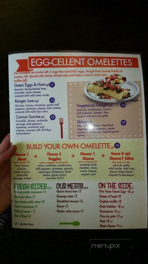 Chilango's Broken Egg - Jackson, MI menu_pic
