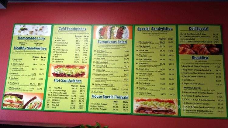 Cj Deli - Cypress, CA menu_pic