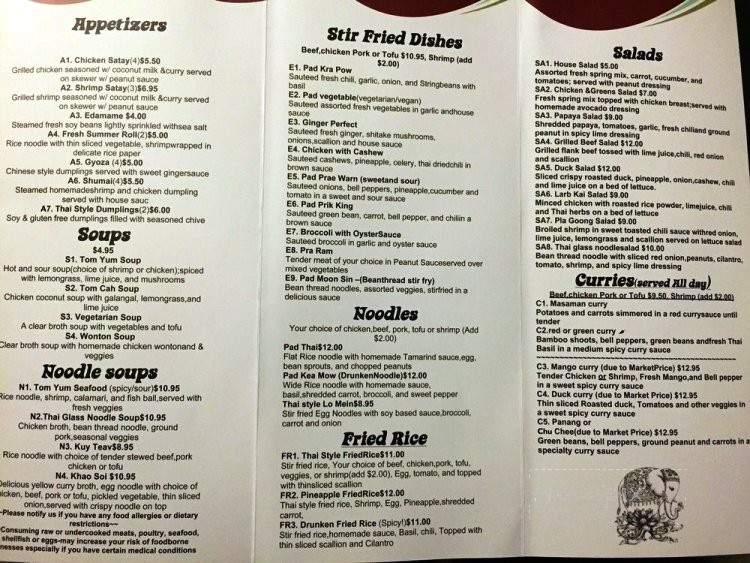 East West Cafe - Burlington, VT menu_pic