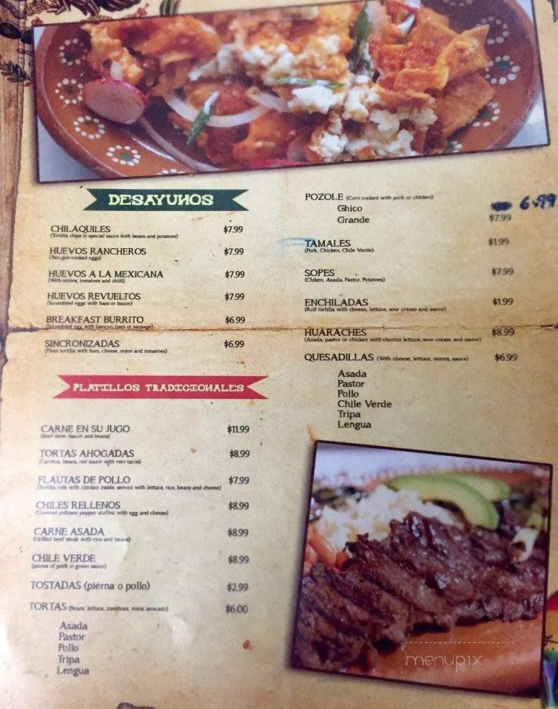 /26351918/El-Jalisciense-Menu-Tulare-CA - Tulare, CA