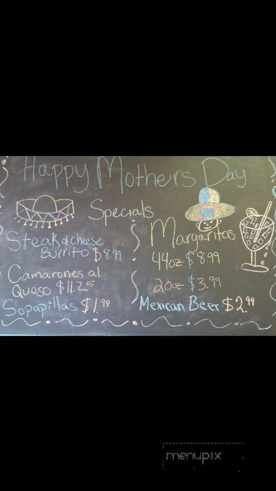 El Sombrero Mexican Grill & Cantina - Broken Arrow, OK menu_pic